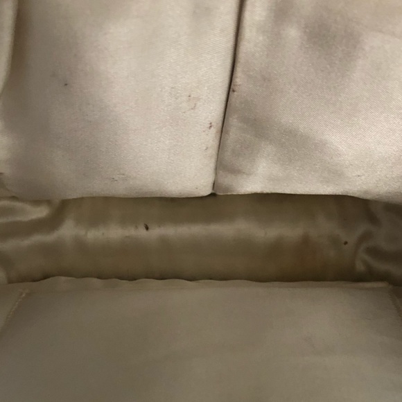 Vintage Silk, Natural Emeralds & Natural Baby Pearls Handbag ♥️ - Picture 5 of 16